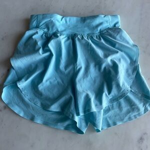 Lululemon Light Blue Women's Athletic Shorts 0